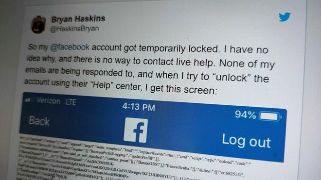 Trung tâm trợ giúp của Facebook hầu như không giúp được gì cho người dùng. (Ảnh: Newsbook)