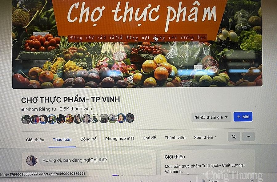 Tiểu thương chợ truyền thống ở Nghệ An thích ứng với bán hàng online