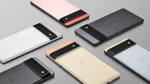 Các mẫu smartphone Pixel 6 của Google trình làng với nhiều lựa chọn màu sắc.