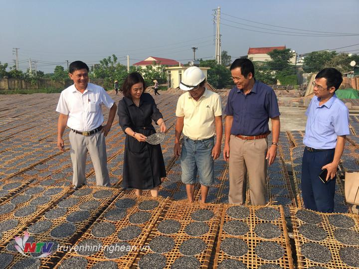  Ban Tuyên giáo Tỉnh ủy khảo sát công tác An toàn thực phẩm tại Đô Lương