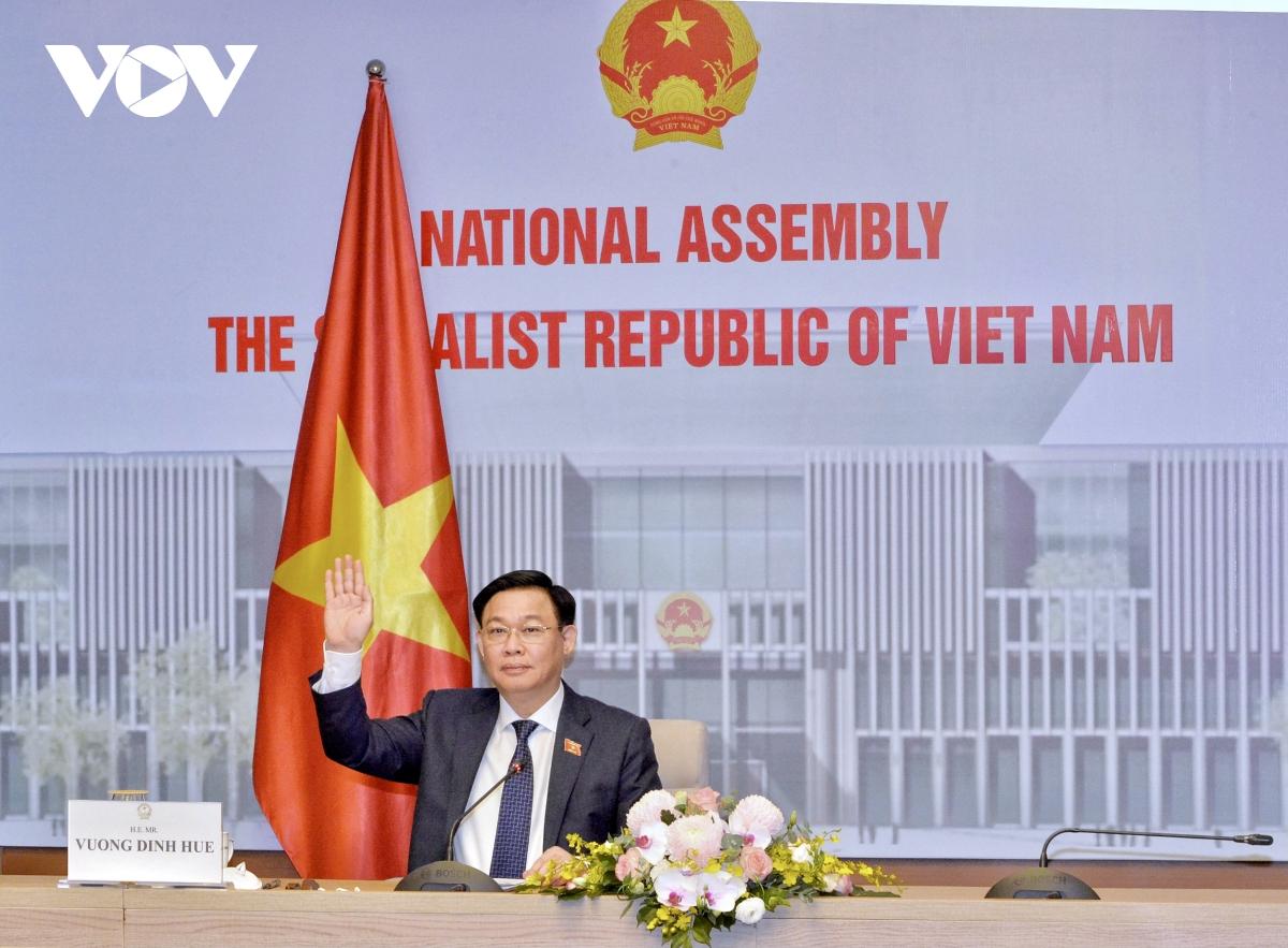 Năm 2021, Đoàn Đại biểu Quốc hội Việt Nam do Chủ tịch Quốc hội Vương Đình Huệ dẫn đầu sẽ tham dự phiên họp trực tiếp của Hội nghị các Chủ tịch Quốc hội thế giới lần thứ 5.