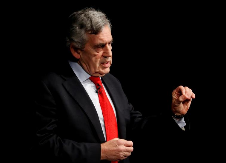 Cựu Thủ tướng Anh Gordon Brown. (Ảnh: Reuters)