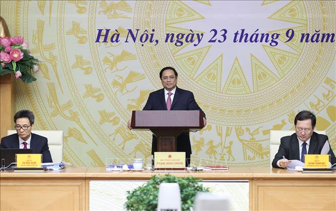 Thủ tướng Phạm Minh Chính chủ trì Hội nghị về phát triển thị trường khoa học, công nghệ