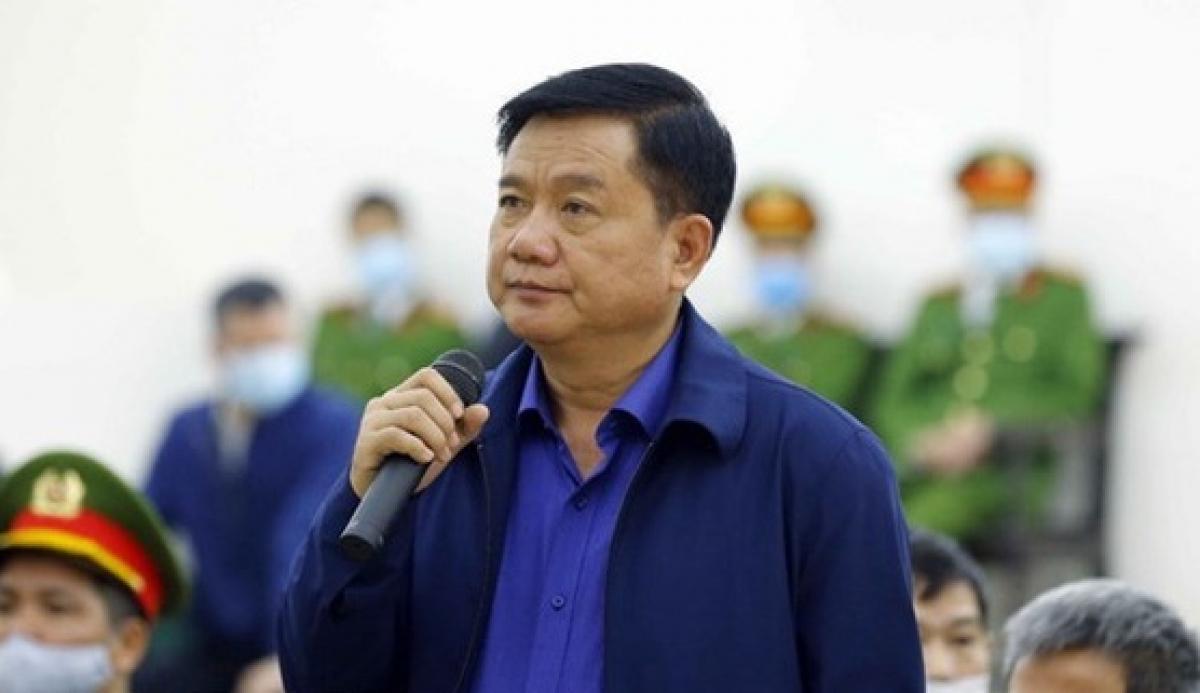 Nhiệm kỳ khóa XII đã thi hành kỷ luật hơn 110 cán bộ thuộc diện Trung ương quản lý. Trong ảnh: Ông Đinh La Thăng tại phiên tòa xét xử vụ Ethanol Phú Thọ.