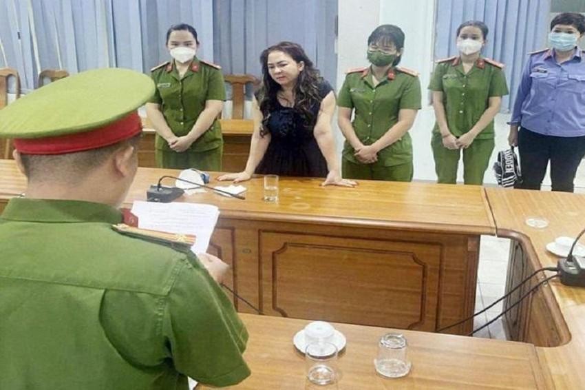 Bị can Nguyễn Phương Hằng bị khởi tố, bắt tạm giam từ ngày 24-3. Ảnh: CACC