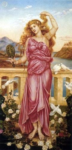 Vẻ đẹp của phụ nữ Hy Lạp cổ đại.