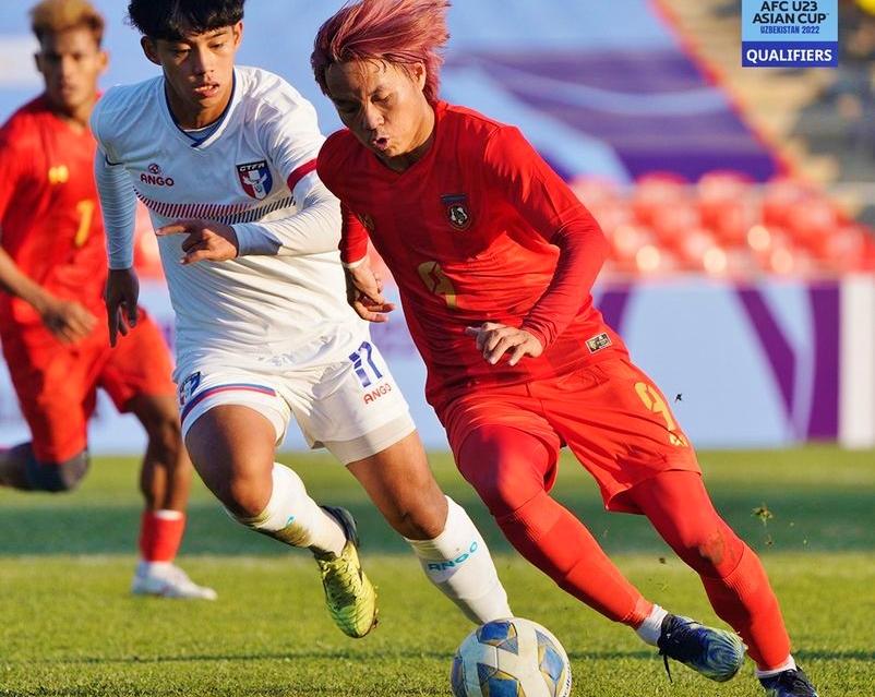 Thắng U23 Đài Bắc Trung Hoa với cùng tỷ số 1 - 0 như tuyển U23 Việt Nam, U23 Myanmar khẳng định mình là đối thủ xứng tầm của thầy trò HLV Park Hang-seo. Ảnh: AFC