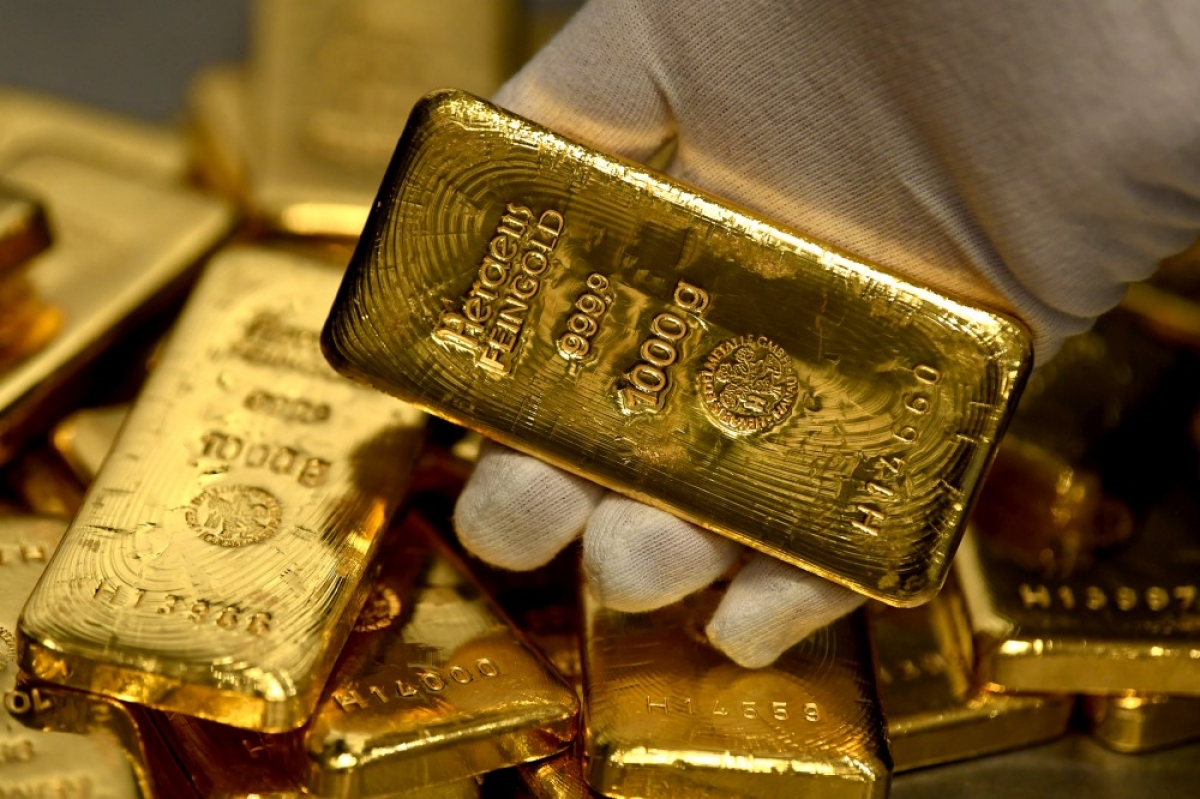 Giá vàng trong nước tiếp tục tăng theo đà tăng của thế giới. (Ảnh: KT)