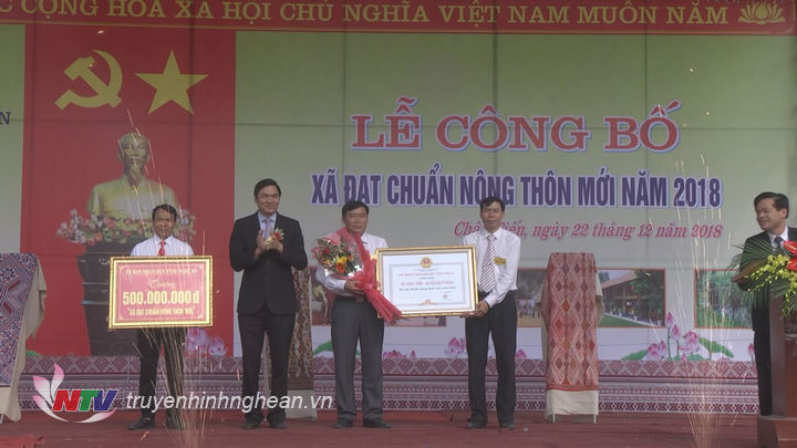 Xã Châu Tiến, Quỳ Châu là 1 trong 23 xã được đón nhận danh hiệu NTM trong năm 2018.