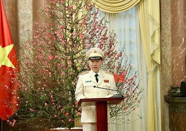Đồng chí Tô Lâm phát biểu tại buổi lễ.
