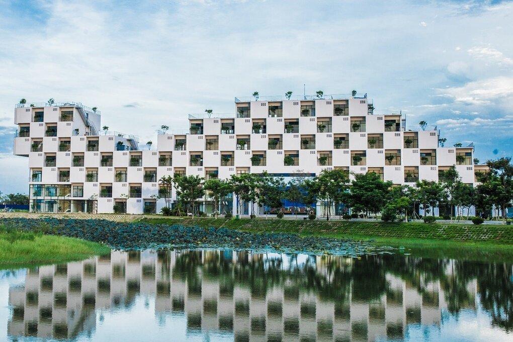 Trường Đại học FPT tại Hòa Lạc, huyện Thạch Thất, Hà Nội. Ảnh: FPT