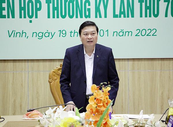 Phó Chủ tịch Thường trực UBND tỉnh Lê Hồng Vinh phát biểu kết luận.