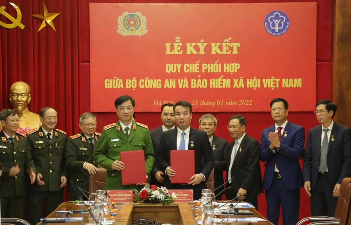 Bộ Công an và Bảo hiểm xã hội Việt Nam ký kết quy chế phối hợp