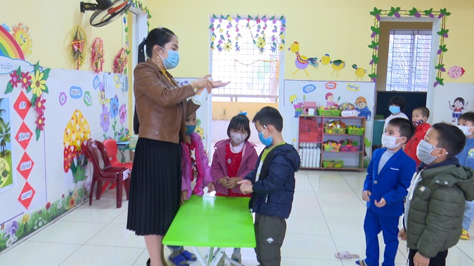Học sinh Mầm non 5 tuổi TP Vinh và huyện Quỳnh Lưu sẽ đi học trở lại ngay sau Tết Nguyên đán