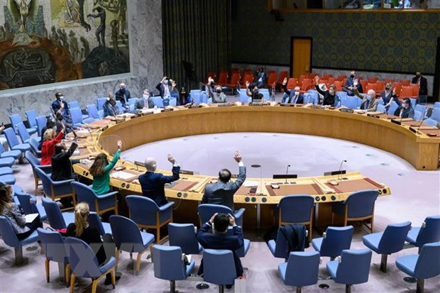 Một phiên họp của Hội đồng Bảo an.