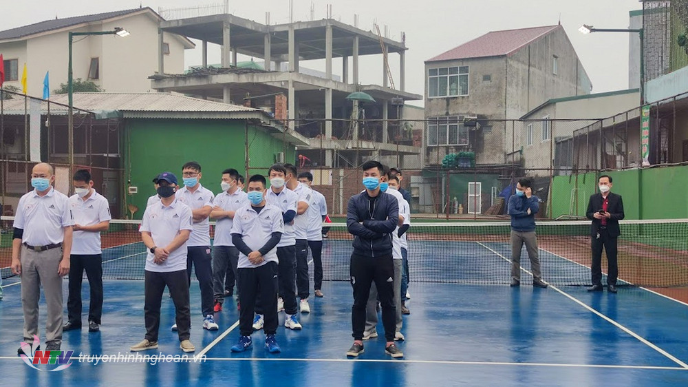 Các VĐV tham gia giải đấu đến từ các cơ quan báo chí trên địa bàn tỉnh Nghệ An.