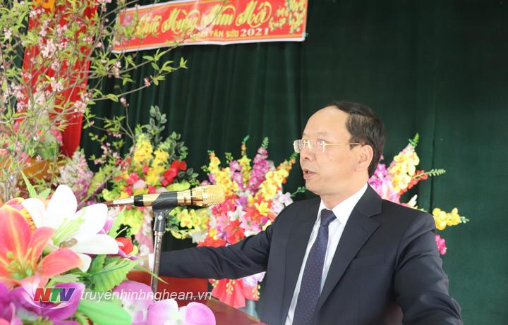 Đồng chí Bùi Thanh An - Ủy viên Ban chấp hành Đảng bộ tỉnh, Chủ nhiệm UBKT Tỉnh ủy gửi lời chúc Tết 