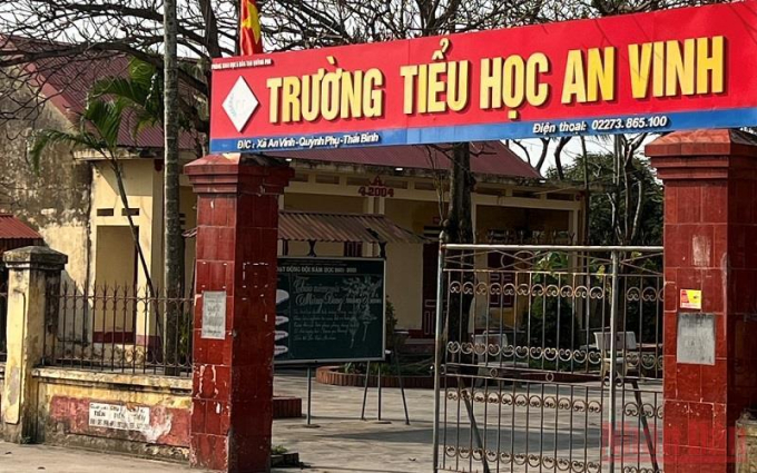 Trường tiểu học An Vinh nơi thầy giáo Nguyễn Bá Nghị công tác.
