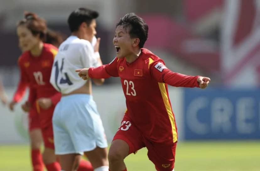 Bích Thùy ấn định tỷ số cho tuyển Việt Nam.