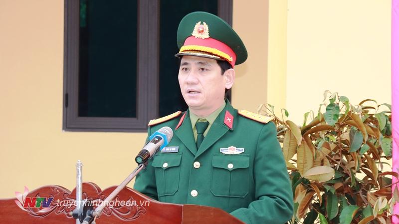 Thượng tá Phan Đại Nghĩa, Chỉ huy trưởng Bộ CHQS tỉnh phát động và kêu gọi toàn thể cán bộ, chiến sĩ lực lượng vũ trang tỉnh tích cực tham gia “Tết trồng cây - Đời đời nhớ ơn Bác Hồ”.