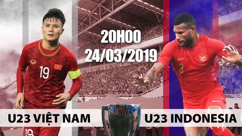 U23 Việt Nam - U23 Indonesia, 20h00 ngày 24/3: Nhiệm vụ phải thắng