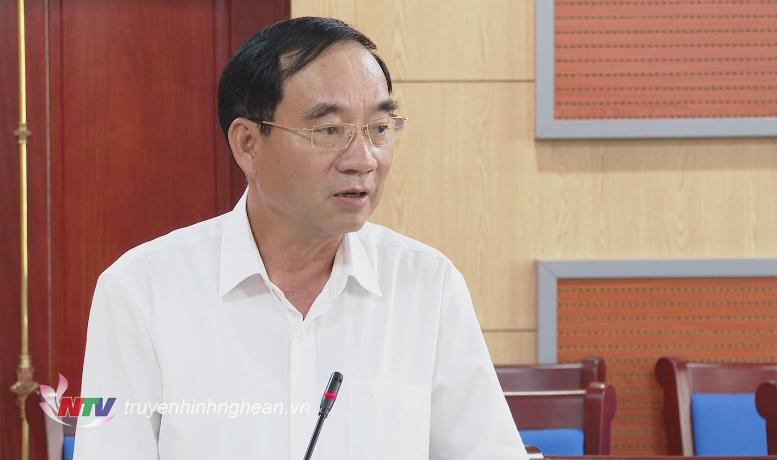 Phó Chủ tịch HĐND tỉnh Hoàng Viết Đường phát biểu tại hội thảo.