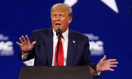 Trump phát biểu tại Hội nghị Hành động Chính trị Bảo thủ ở Orlando, Florida, hồi tháng hai. Ảnh: Reuters.