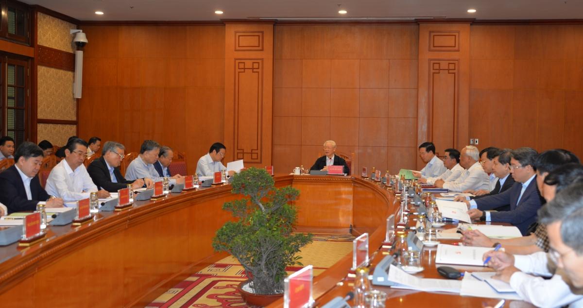 Thường trực Ban Chỉ đạo Trung ương về phòng, chống tham nhũng họp dưới sự chủ trì của Tổng Bí thư, Chủ tịch nước Nguyên Phú Trọng.