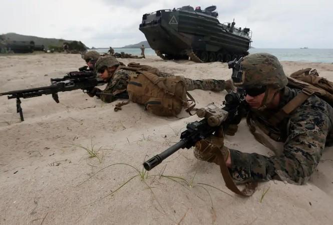 Lính Mỹ tham gia đợt tập trận ở Thái Lan hồi tháng 2/2020. Ảnh: AP