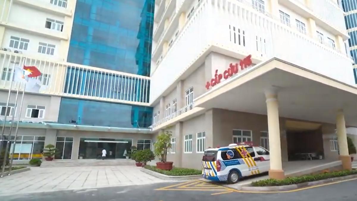 Bệnh viện Xuyên Á, tỉnh Vĩnh Long- nơi bệnh nhân đang được cách ly.