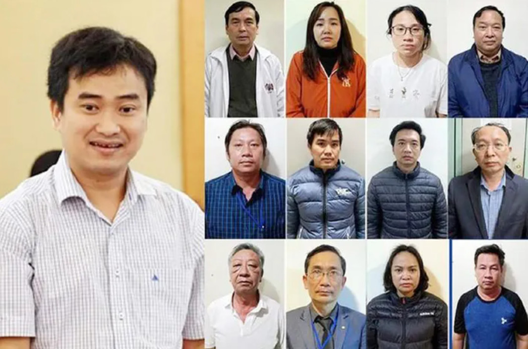 Các bị can đã bị khởi tố trong vụ kit test Việt Á.