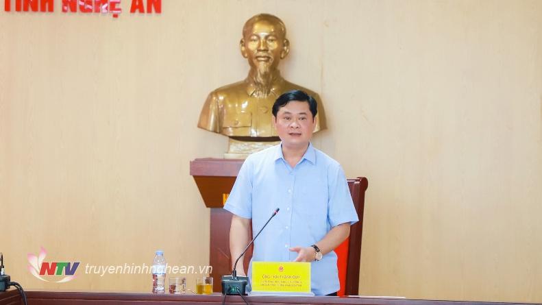 Bí thư Tỉnh ủy Nghệ An Thái Thanh Quý - Chủ tịch HĐND tỉnh phát biểu kết luận nội dung
