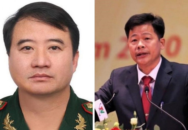 Ông Nguyễn Thế Anh (trái) và Phan Mạnh Cường
