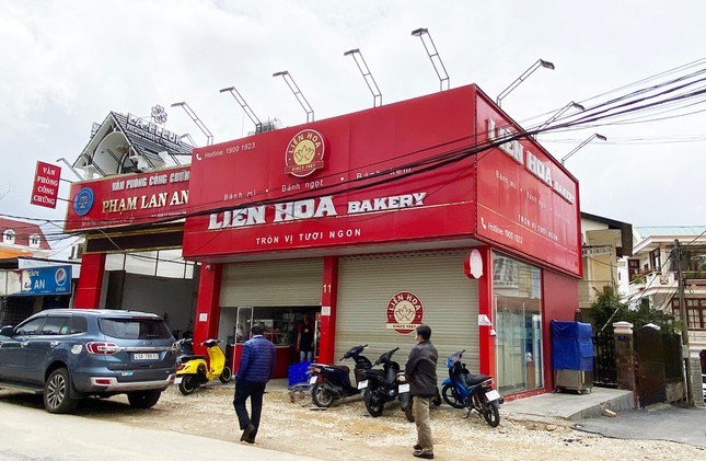 Cửa hàng bánh mì trên đường Trần Phú bị tạm ngưng hoạt động