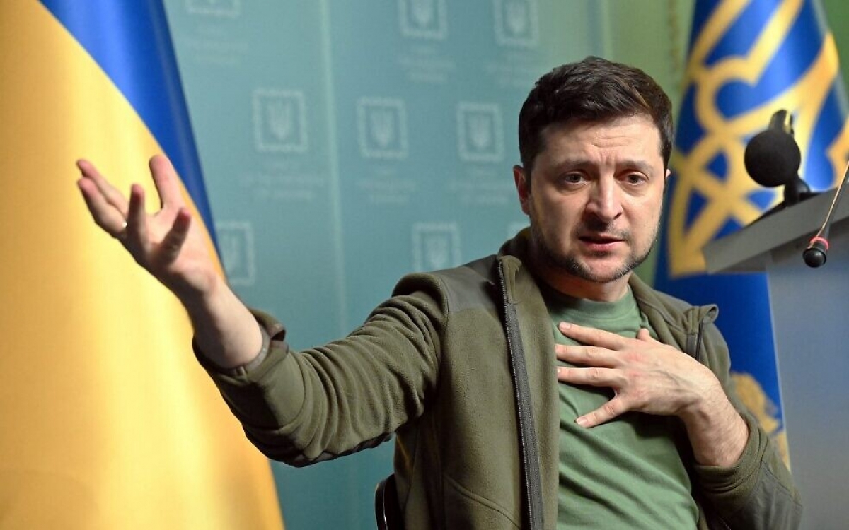 Tổng thống Ukraine Zelensky. Ảnh: AFP