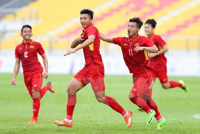 Văn Hậu và lứa cầu thủ trẻ tài năng được kỳ vọng sẽ làm nên lịch sử cùng bóng đá Việt Nam tại SEA Games. 