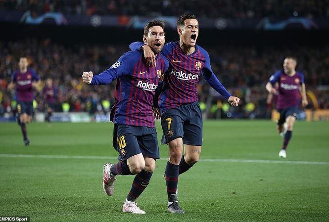 Messi gieo sầu cho M.U, Barcelona tiến vào bán kết Champions League