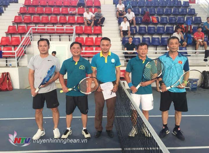 Giải quần vợt vô địch tỉnh Nghệ An 2019: Xác định chủ nhân cúp Vàng nội dung Đôi nam lãnh đạo