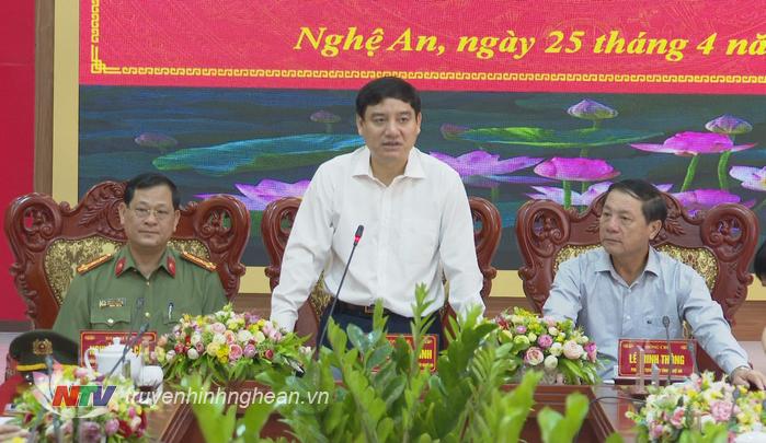 Bí thư Tỉnh ủy Nguyễn Đắc Vinh biểu dương Ban chuyên án đã xuất sắc