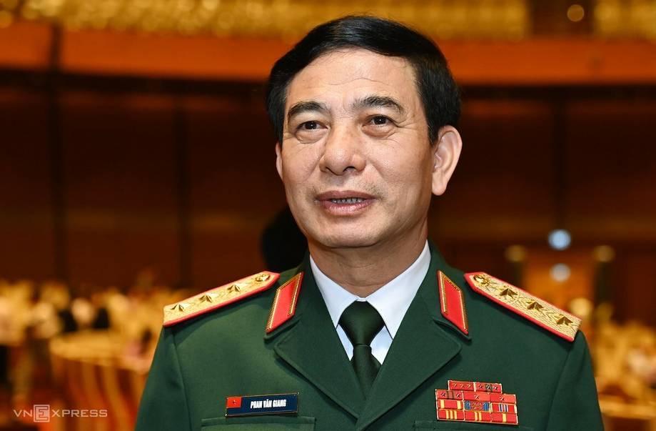 Bộ trưởng Quốc phòng, Thượng tướng Phan Văn Giang ứng cử Quốc hội khóa mới khối Chính phủ. Ảnh: Giang Huy