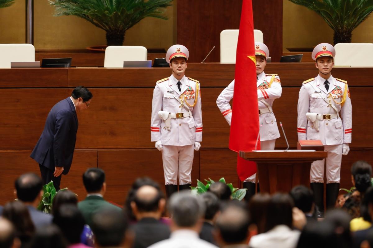 Thủ tướng Phạm Minh Chính tuyên thệ nhậm chức. 