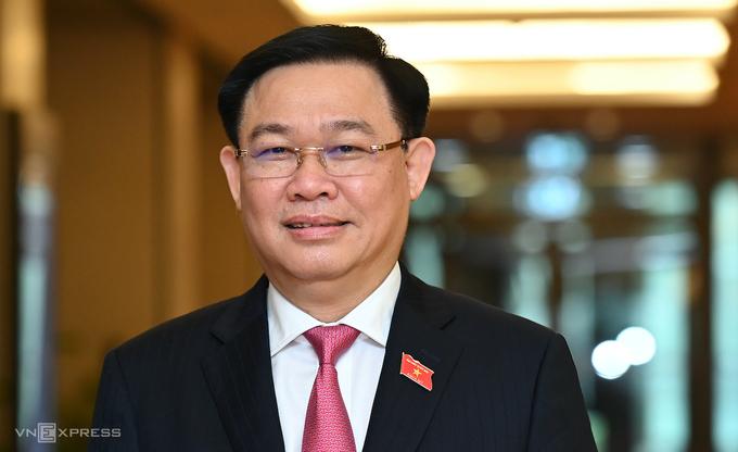 Chủ tịch Quốc hội Vương Đình Huệ. 