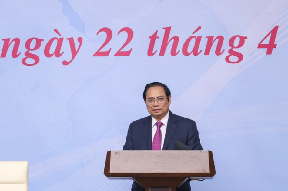 Thủ tướng Phạm Minh Chính phát biểu mở đầu hội nghị. Ảnh: Nhật Bắc/VGP.