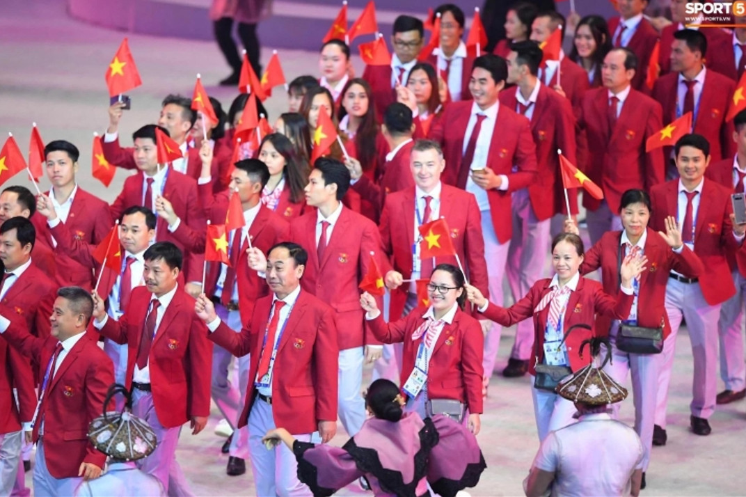 Đoàn thể thao Việt Nam dự SEA Games 31 với số VĐV đông kỷ lục.