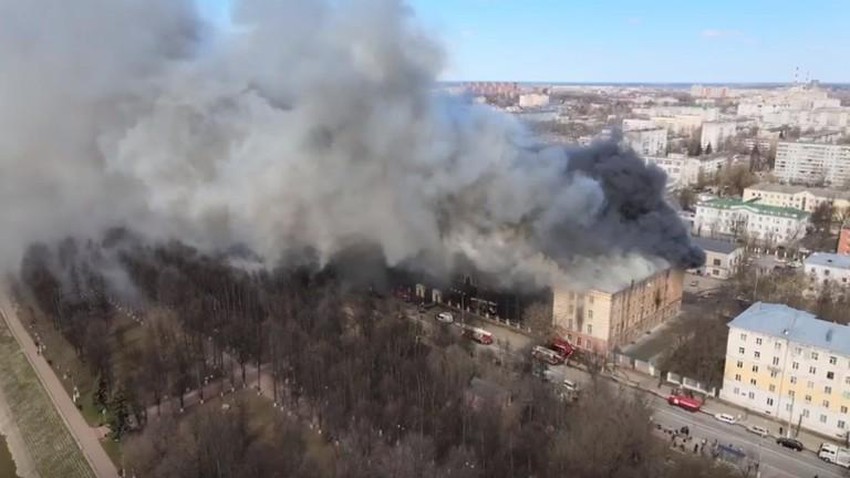 Cháy lớn tại viện nghiên cứu của Bộ Quốc phòng Nga, 7 người thiệt mạng