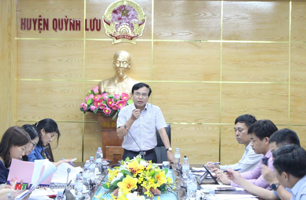 Đồng chí Nguyễn Như Khôi – TUV, Phó Chủ tịch HĐND tỉnh phát biểu chỉ đạo tại buổi giám sát