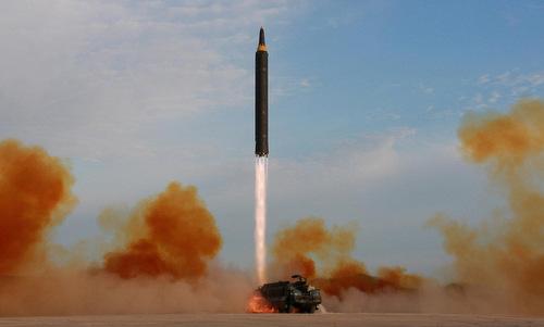 Tên lửa Triều Tiên phóng thử năm 2017.