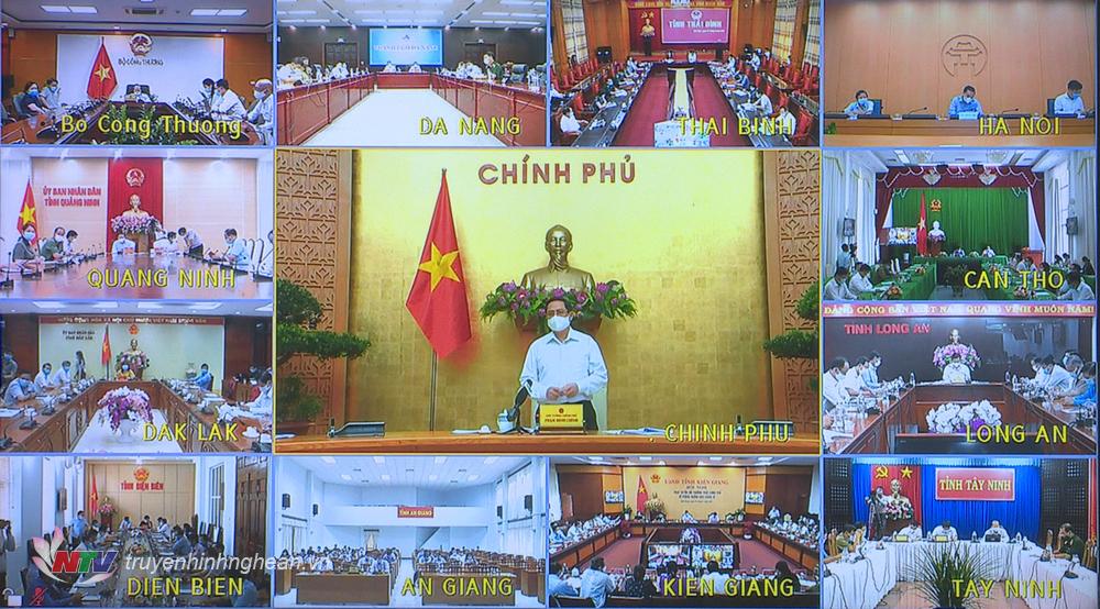 Thủ tướng Phạm Minh Chính phát biểu chỉ đạo tại hội nghị. (Ảnh cắt clip)