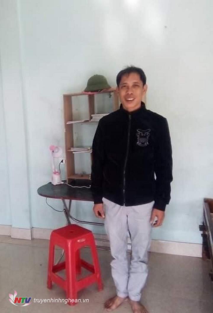 Anh Nguyễn Minh Tiến trước lúc mất tích.