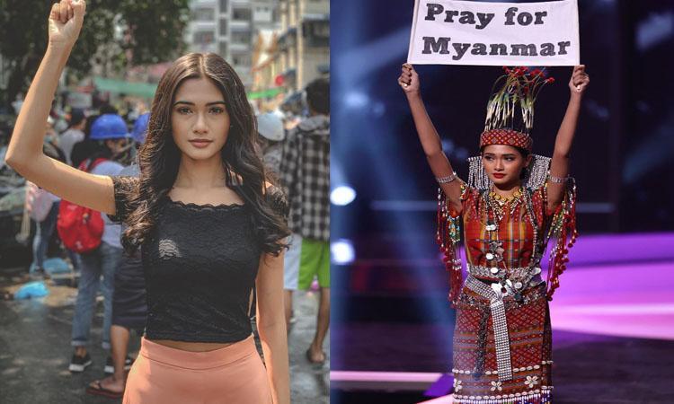 Hoa hậu Hoàn vũ Myanmar bị truy nã khẩn cấp sau khi &quote;cầu cứu&quote; tại Miss Universe